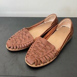 Nisolo Leather Huaraches Brown Women’s Size 6